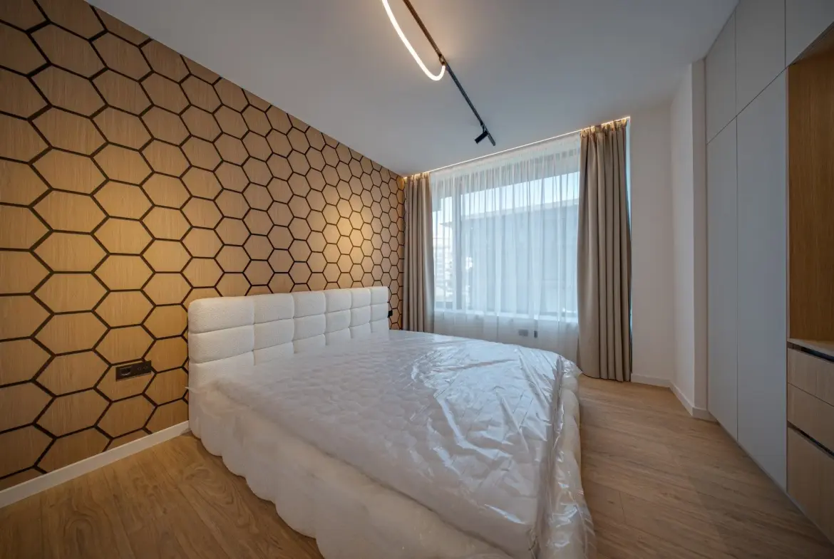 Luxurious two-bedroom apartment in an iconic, innovative building Kosher