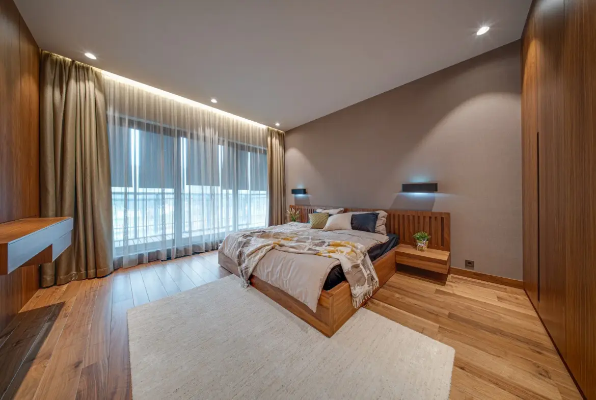 Modern designer apartment on the shore of Lake Pancharevo