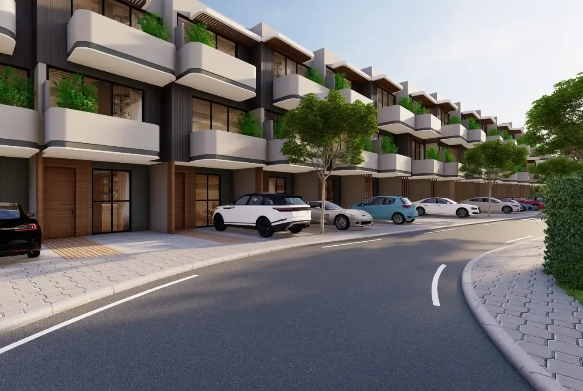4-Bedroom Townhouse for Sale in La Dimora Residence | C-11 Middle Single Row with Garden & Community Views