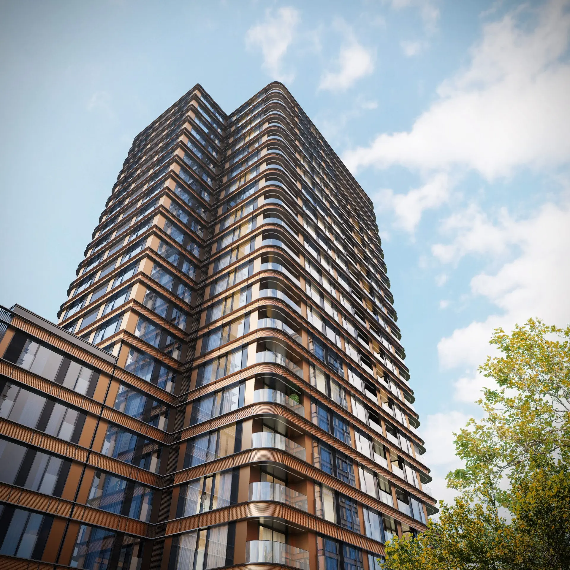 Three-bedroom apartment in a new generation complex for sale