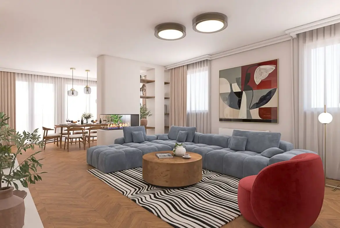 New detached house with modern architecture and high-class execution