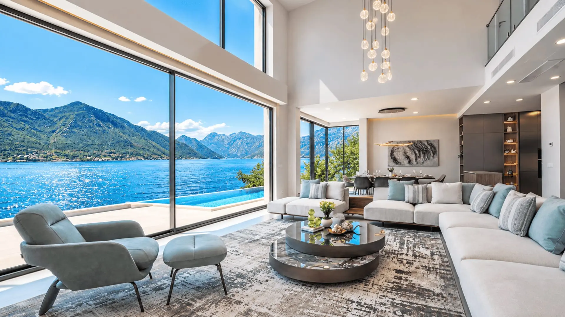 Contemporary Villa with Swimming Pool, Kotor, Dobrota