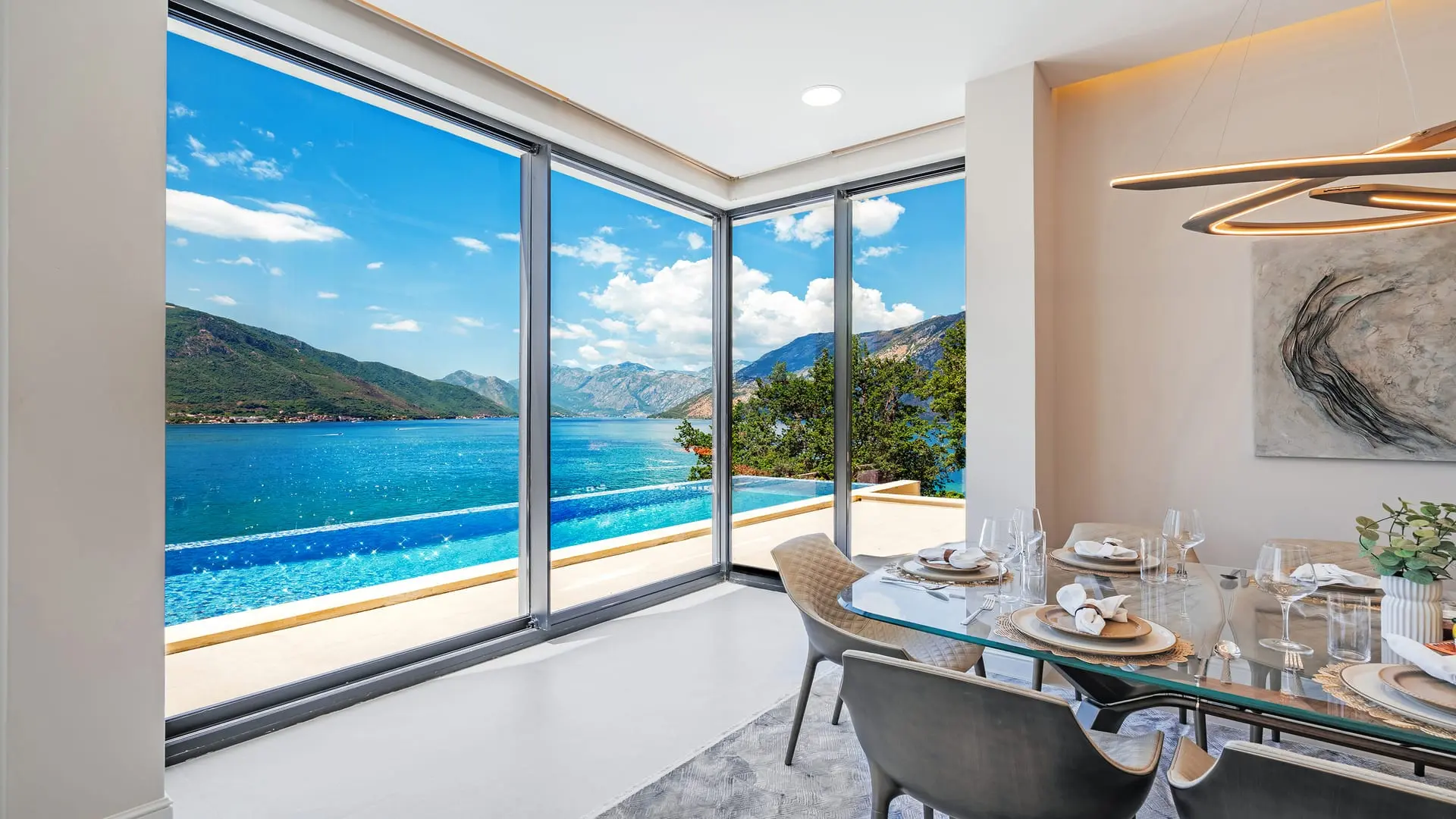 Contemporary Villa with Swimming Pool, Kotor, Dobrota