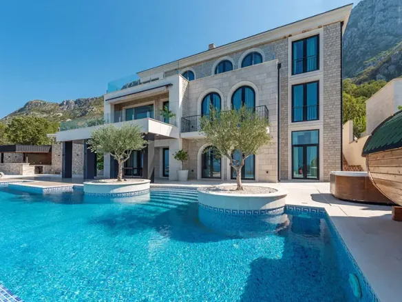 Luxury villa with open sea view, Blizikuce, Budva