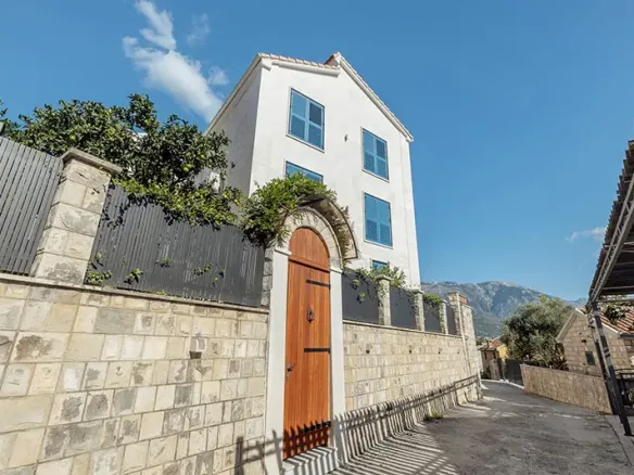 Luxury stone villa with outdoor pool, Kava, Tivat