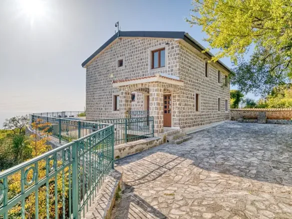 Authentic stone villa with panoramic sea view, Petrovac, Budva