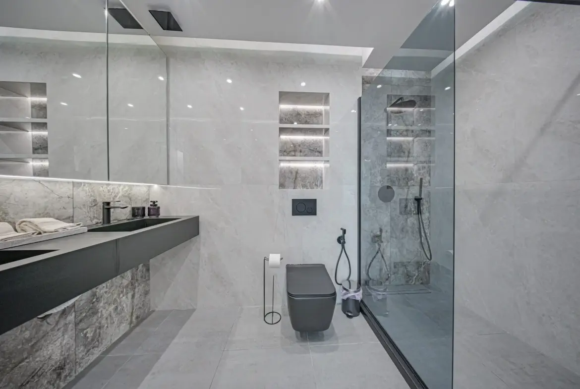 Luxurious two-bedroom apartment in an iconic, innovative building Kosher