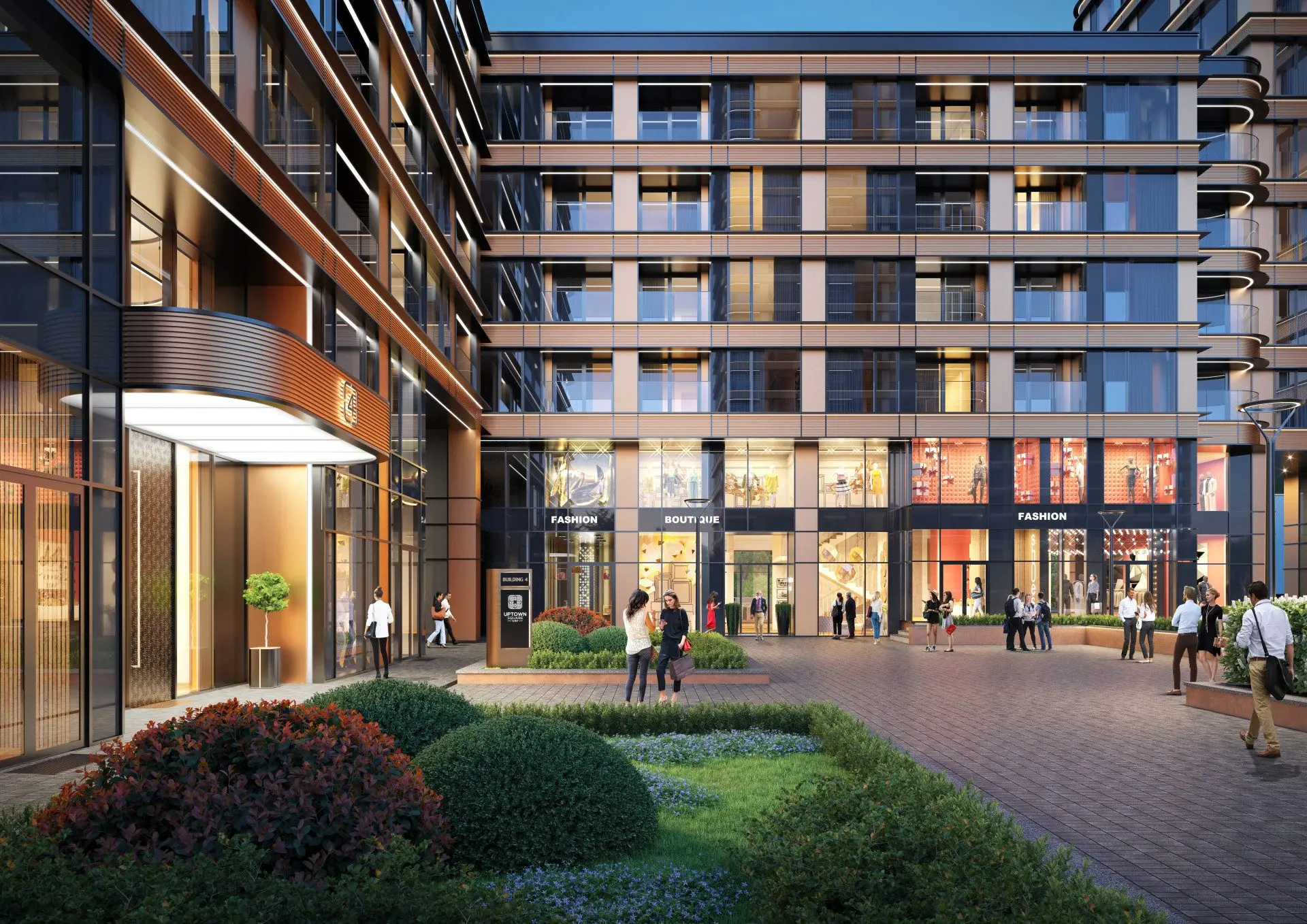 Three-bedroom apartment in a new generation complex for sale