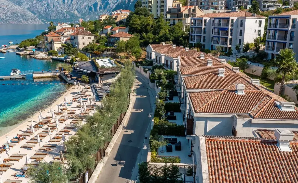 Luxury beachfront villa, part of the HUMA Kotor Bay Hotel & Villas