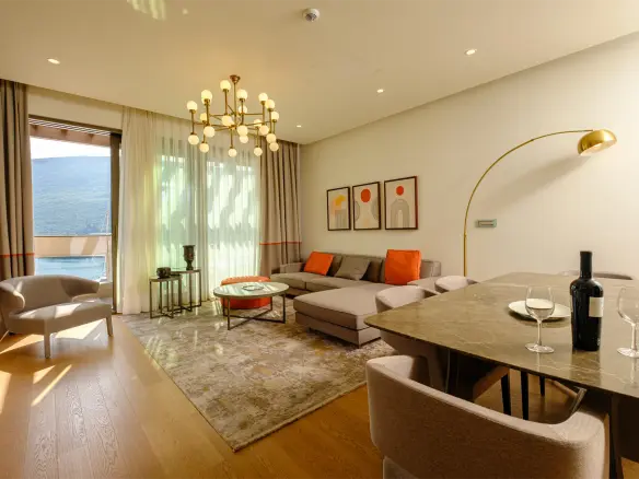Modern two-bedrooms apartment at Marina residence, Portonovi