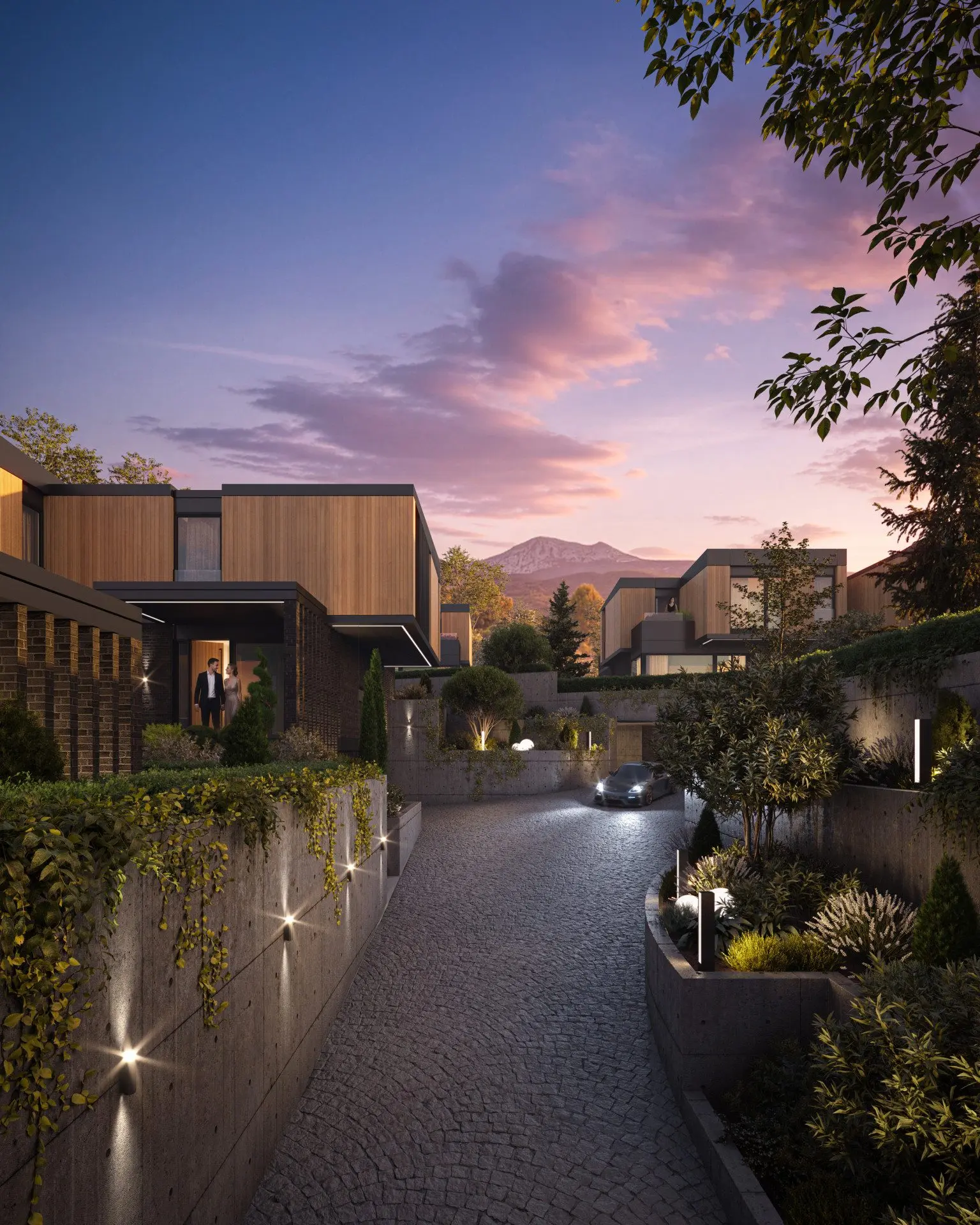Newly built detached house in a gated complex at the foot of Vitosha Mountain