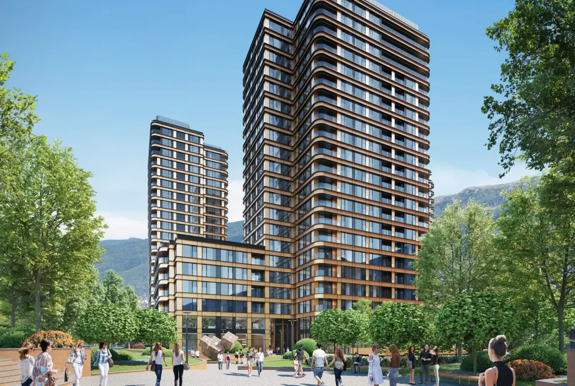 Three-bedroom apartment in a new generation complex for sale