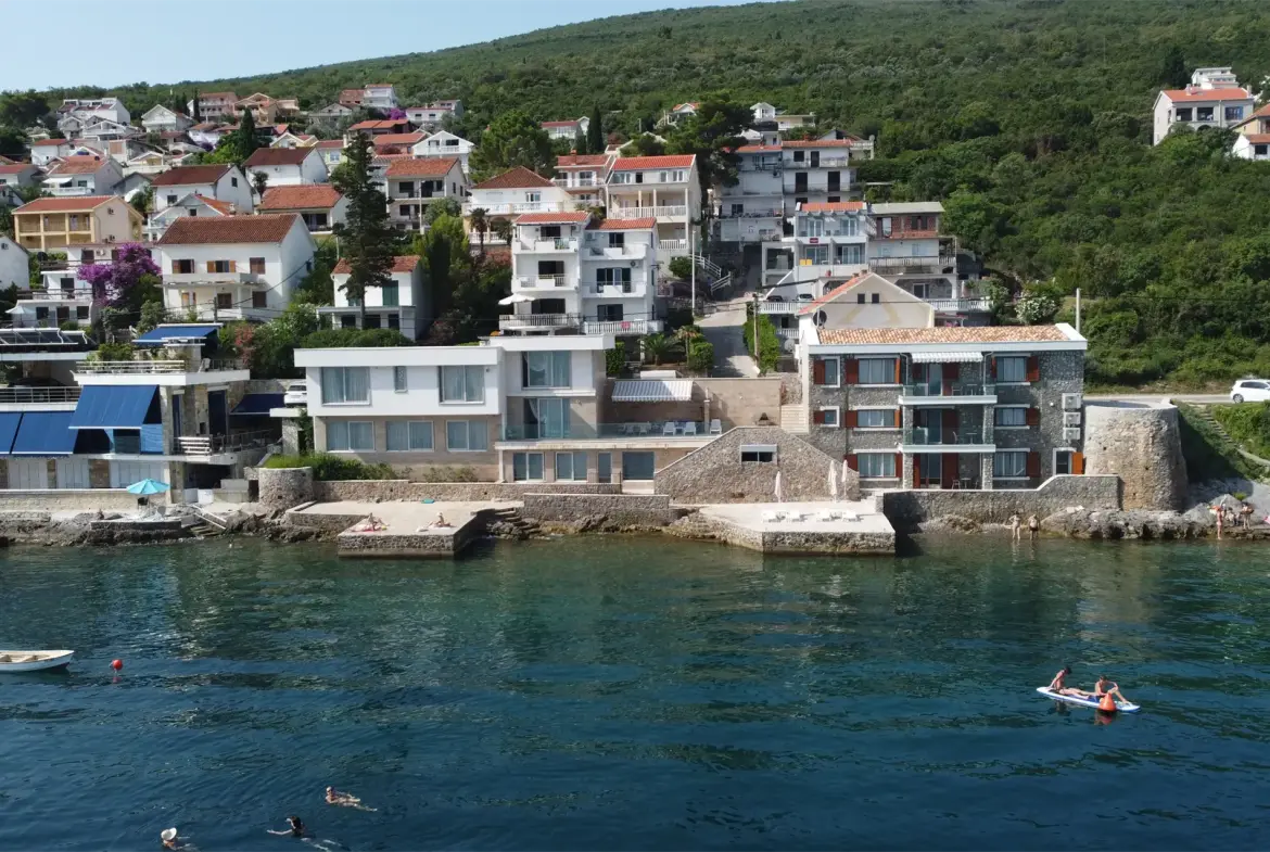 Modern Seafront Villa in Krasici: Your Luxurious Coastal Retreat