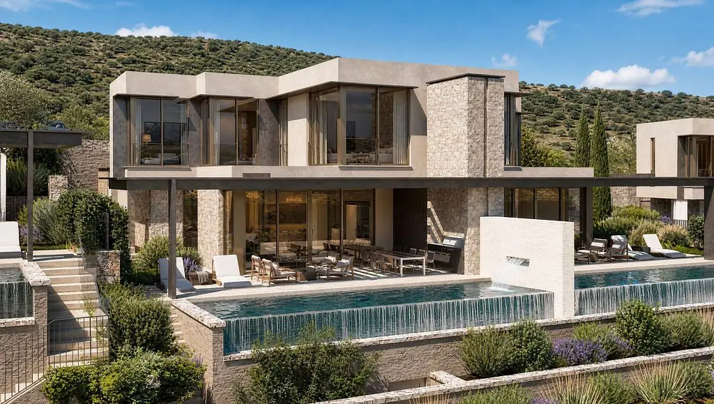 Three-Bedroom Twin Villa with Pool and Boka Bay Views at The Peaks, Luštica Bay
