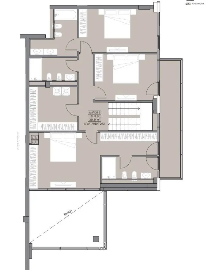 Remarkable maisonette in a preferred newly built complex for sale