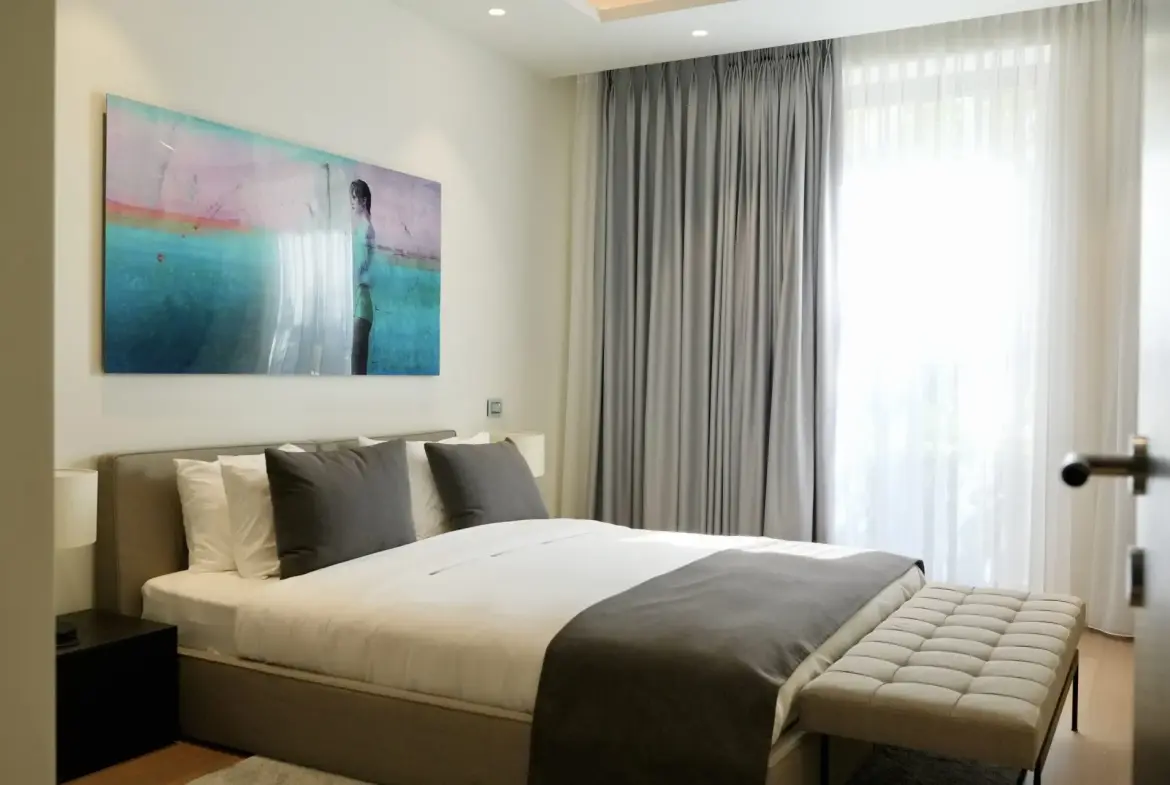 Luxury furnished 1bdr Apartment, with direct access to a swimming pool