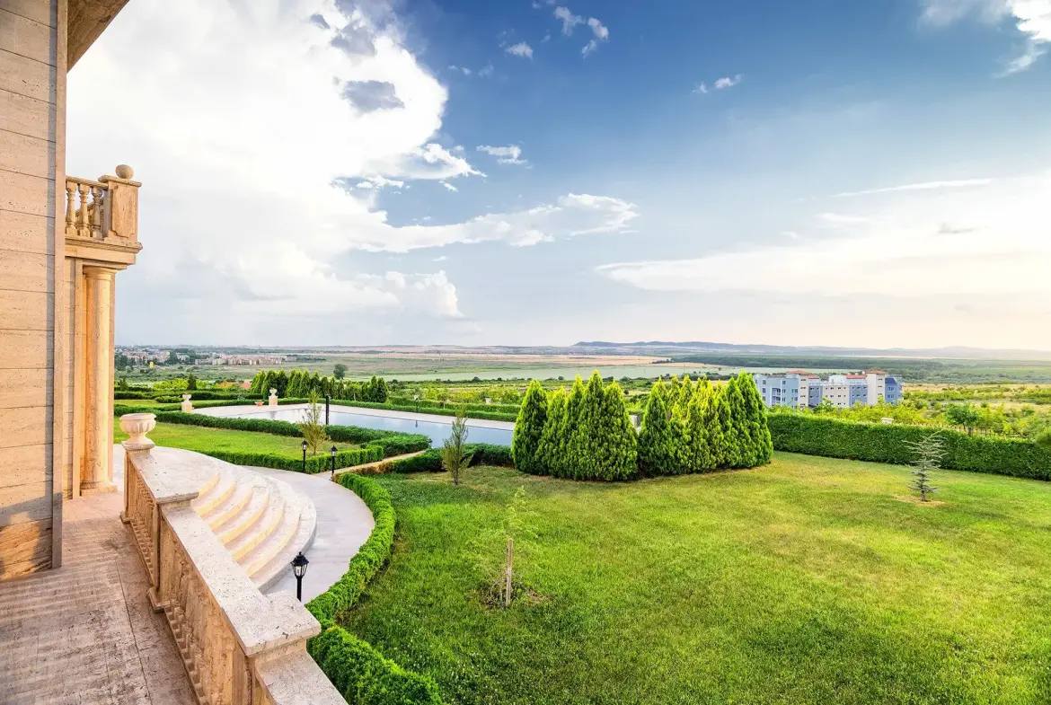 An exclusive residence with a pool near the Sunny Beach resort