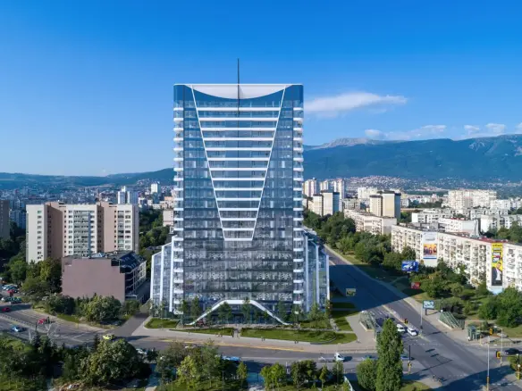 Apartment in a modern and multifunctional building in Mladost 3 next to the metro station