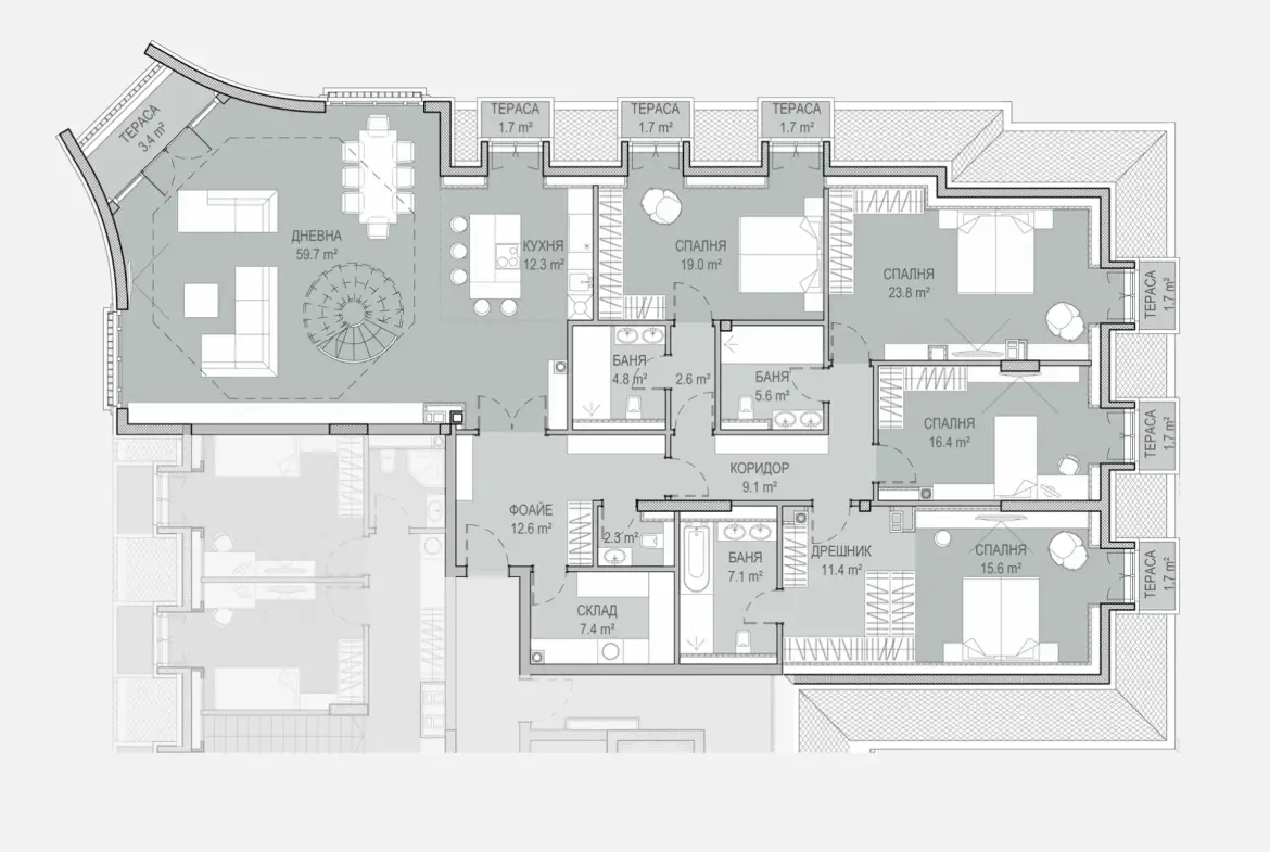 One-of-a-kind penthouse with 360-degree views