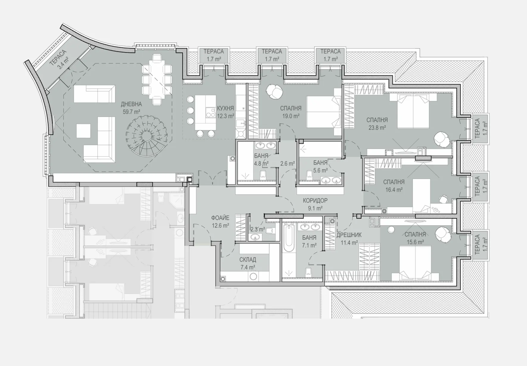 e8563b4bedf2a803d528337ee5828489-1 One-of-a-kind penthouse with 360-degree views