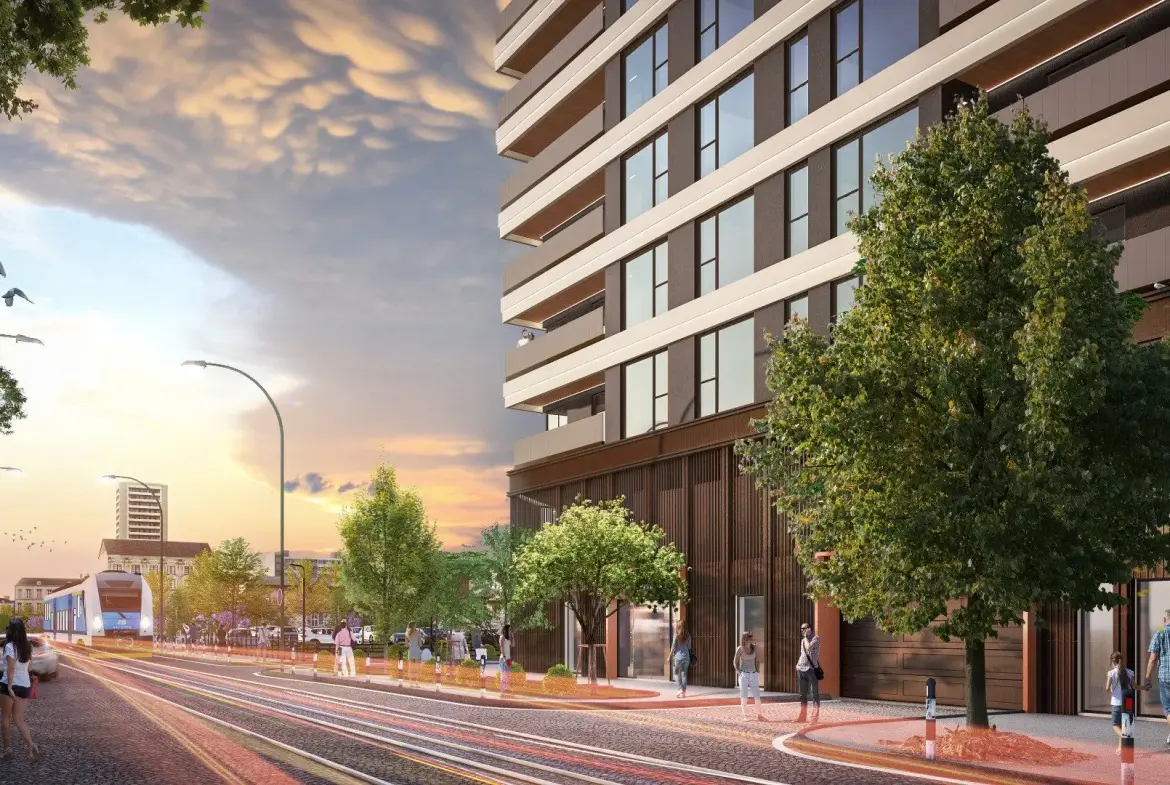 Three-bedroom apartment in a new luxury building located on the emblematic Pirotska Street