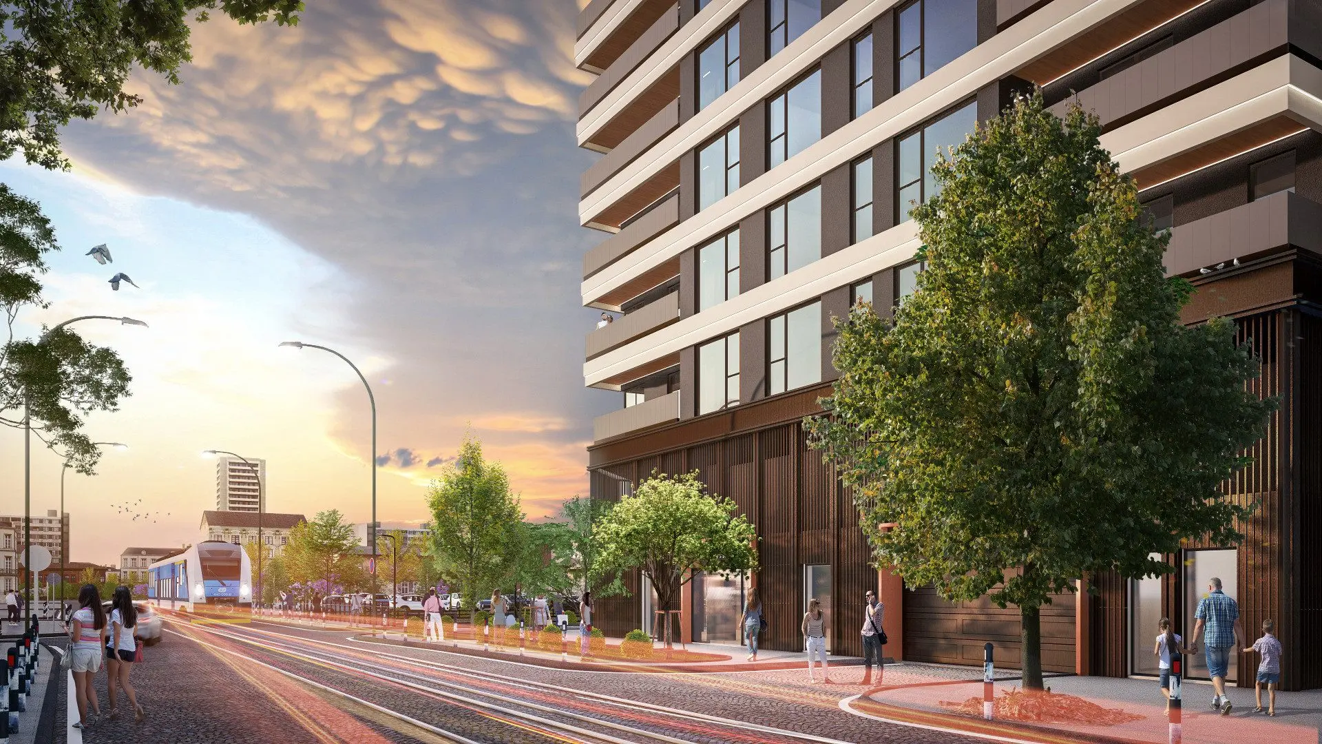 Three-bedroom apartment in a new luxury building located on the emblematic Pirotska Street