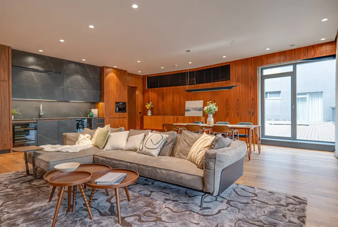 Modern designer apartment on the shore of Lake Pancharevo