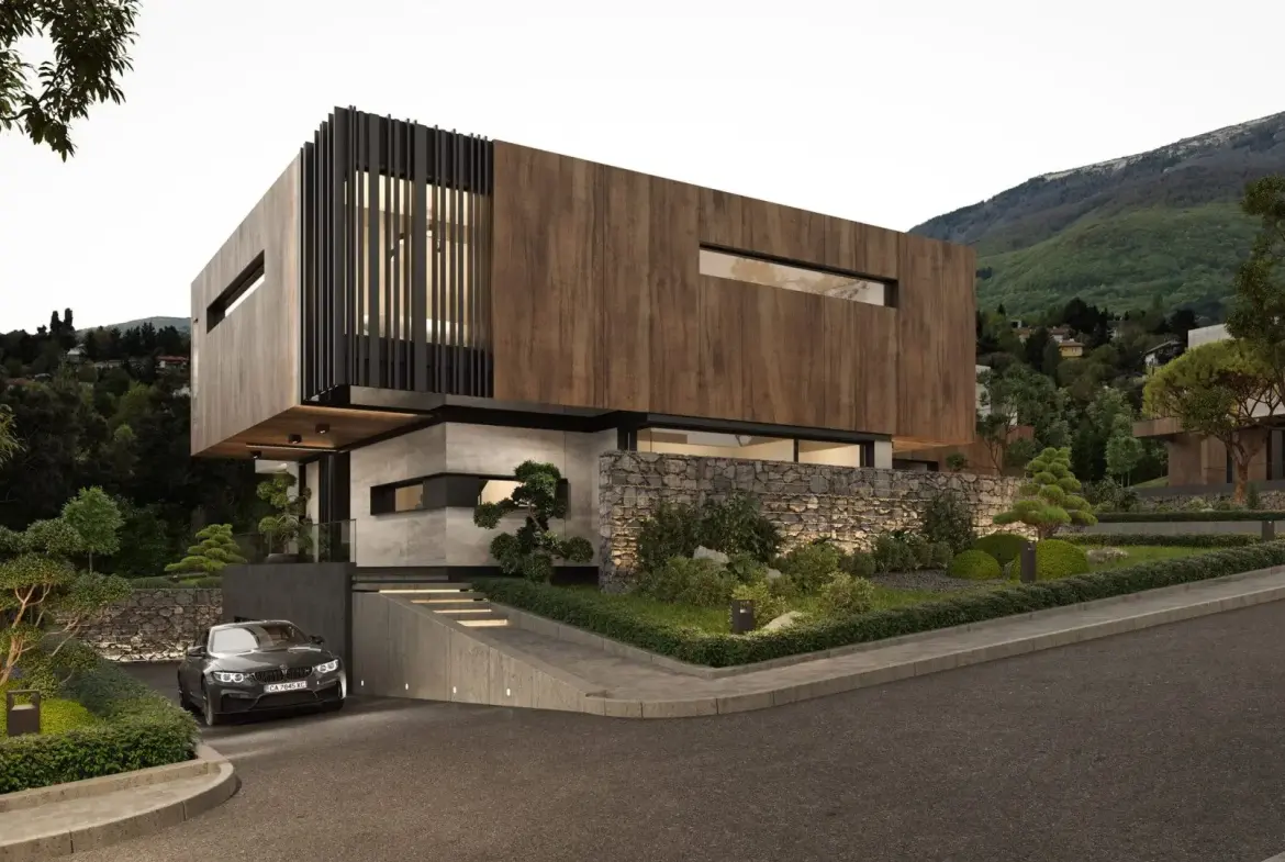House in a new premium complex next to the Botanical Garden for sale