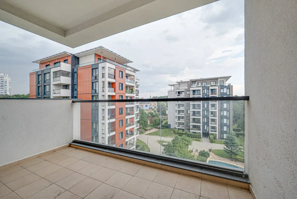 Fully furnished four-room apartment in a gated residential complex in the Lozenets neighborhood