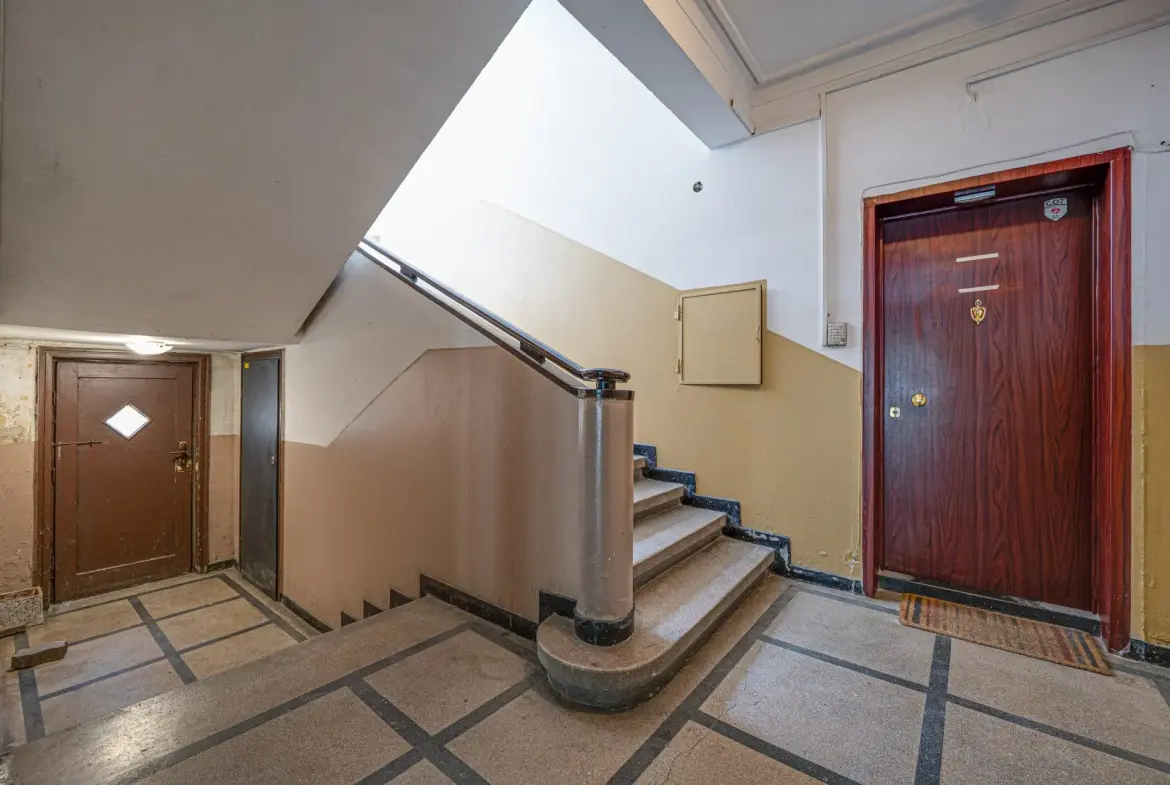 Two-bedroom apartment on the ground floor in the Center of Sofia for sale