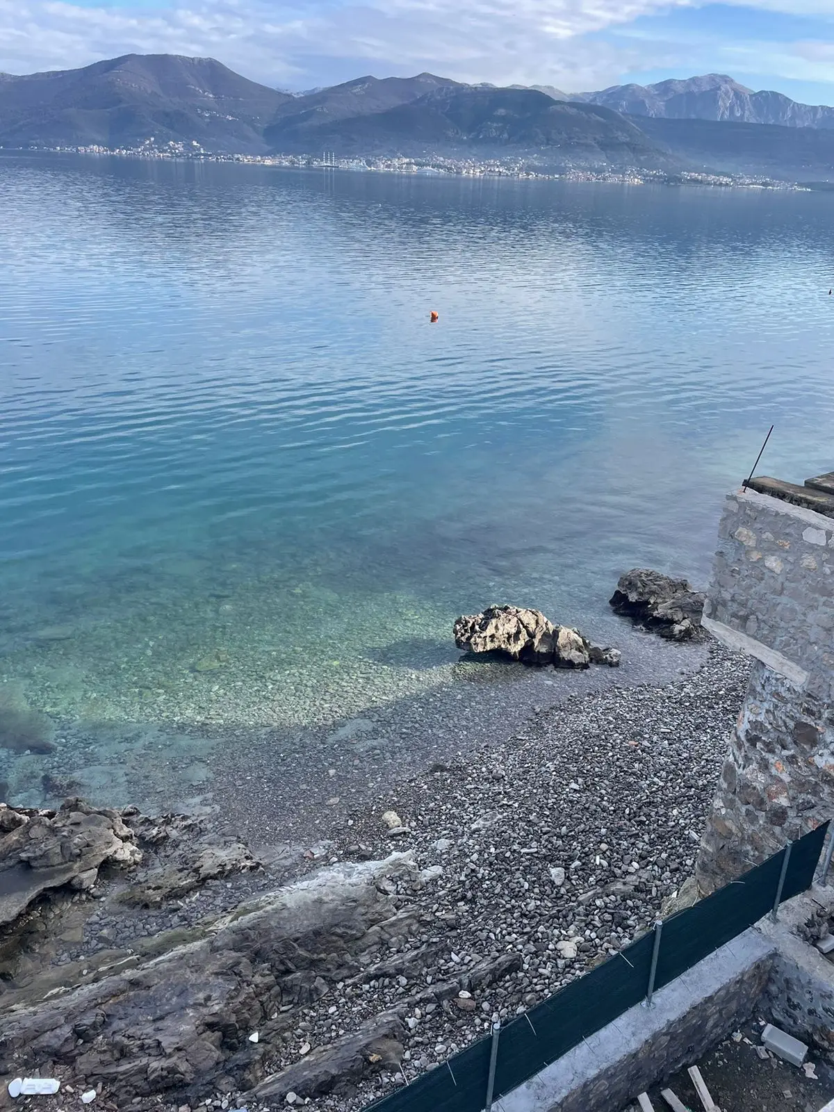 New Family Villa First Line to the sea, Under Construction in Krasici, Lustica Peninsula