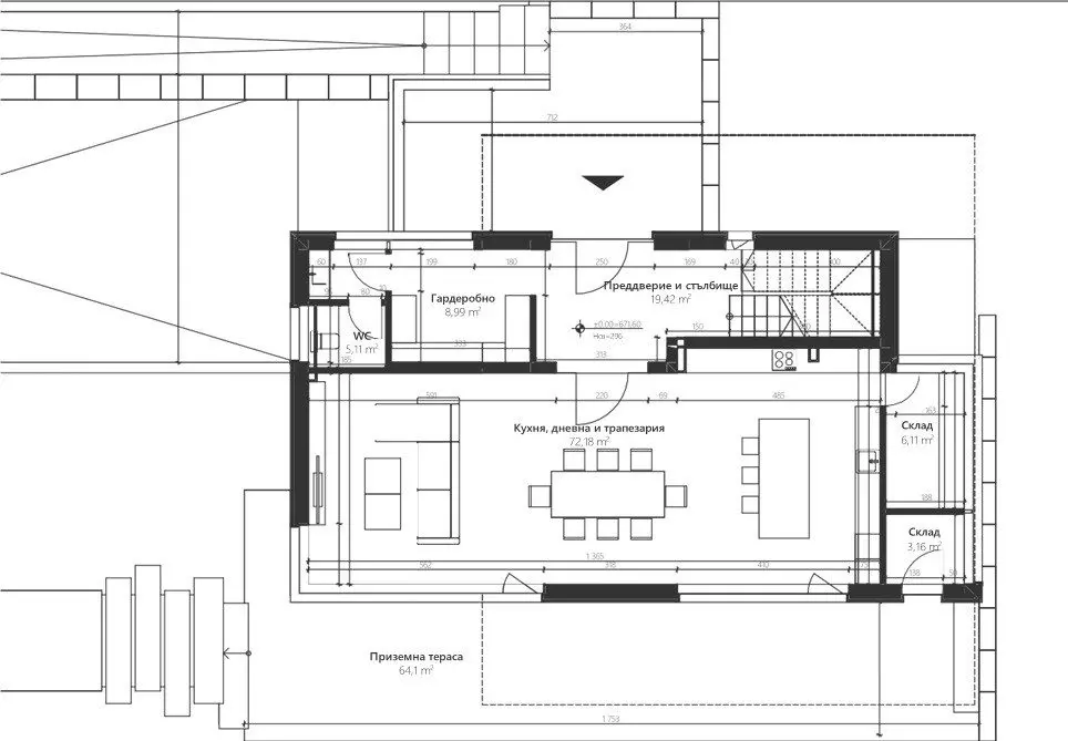 Newly built house in a complex in the Dragalevtsi area