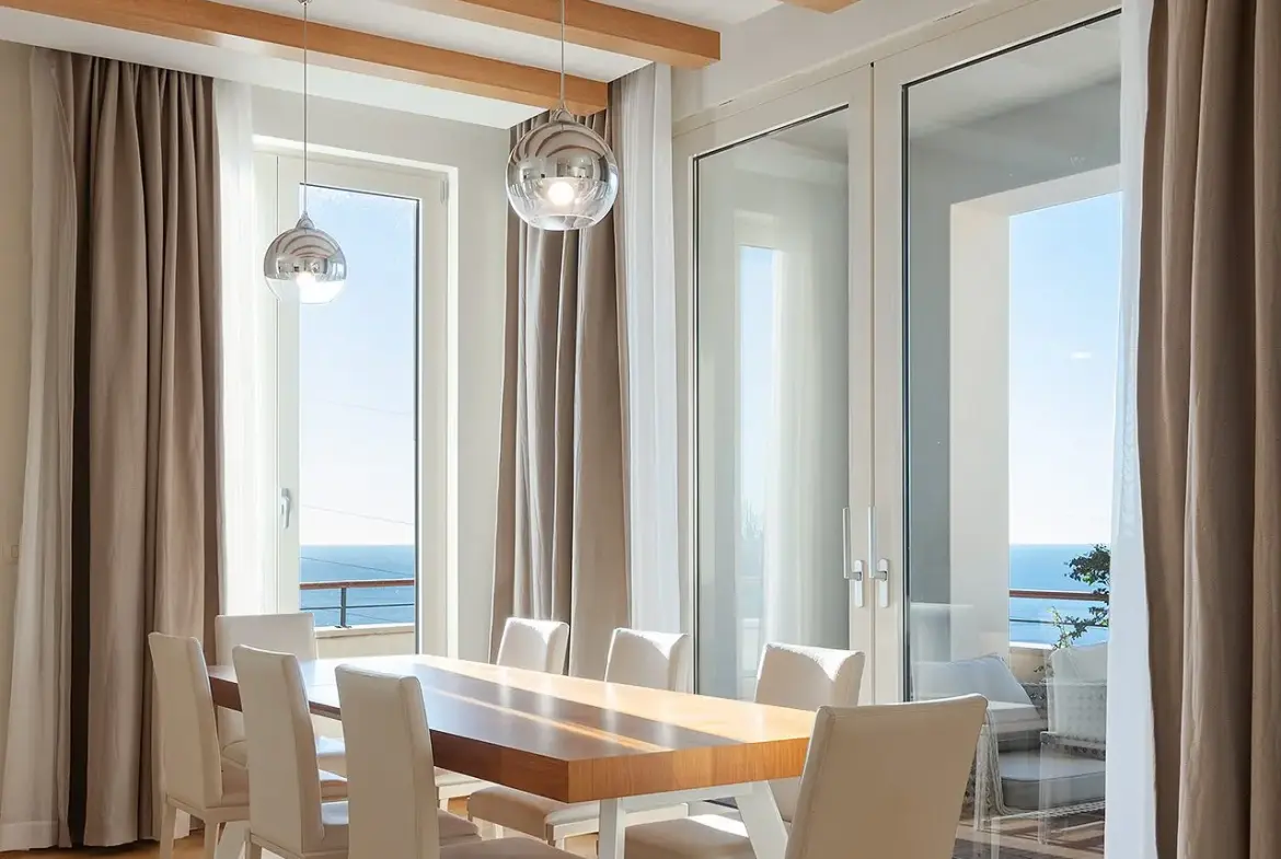 Elegant Villa with unobstructed sea views and a panorama of Sveti Stefan