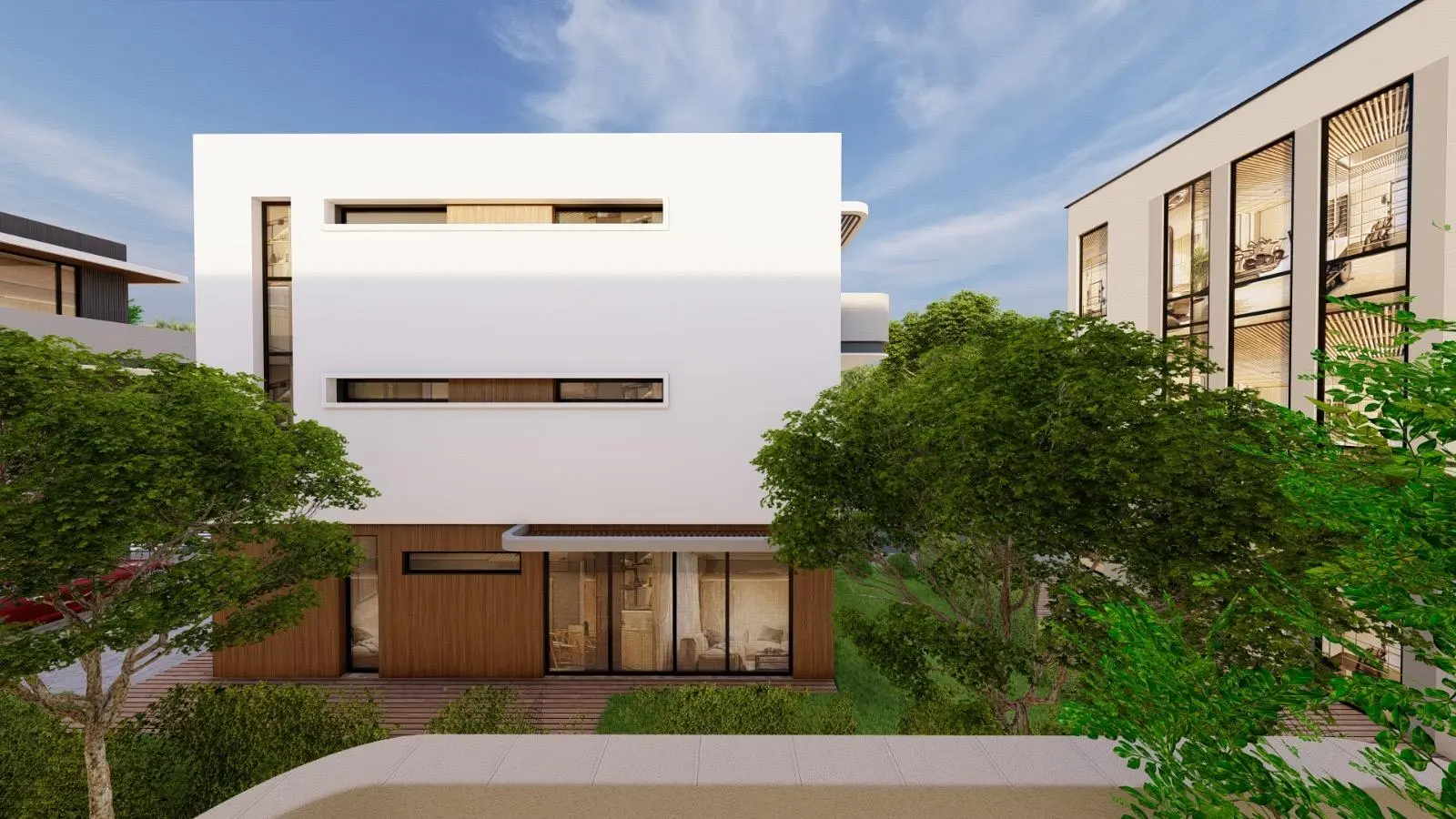 4-Bedroom Townhouse for Sale in La Dimora Residence | C-2 Middle Single Row with Garden & Community Views