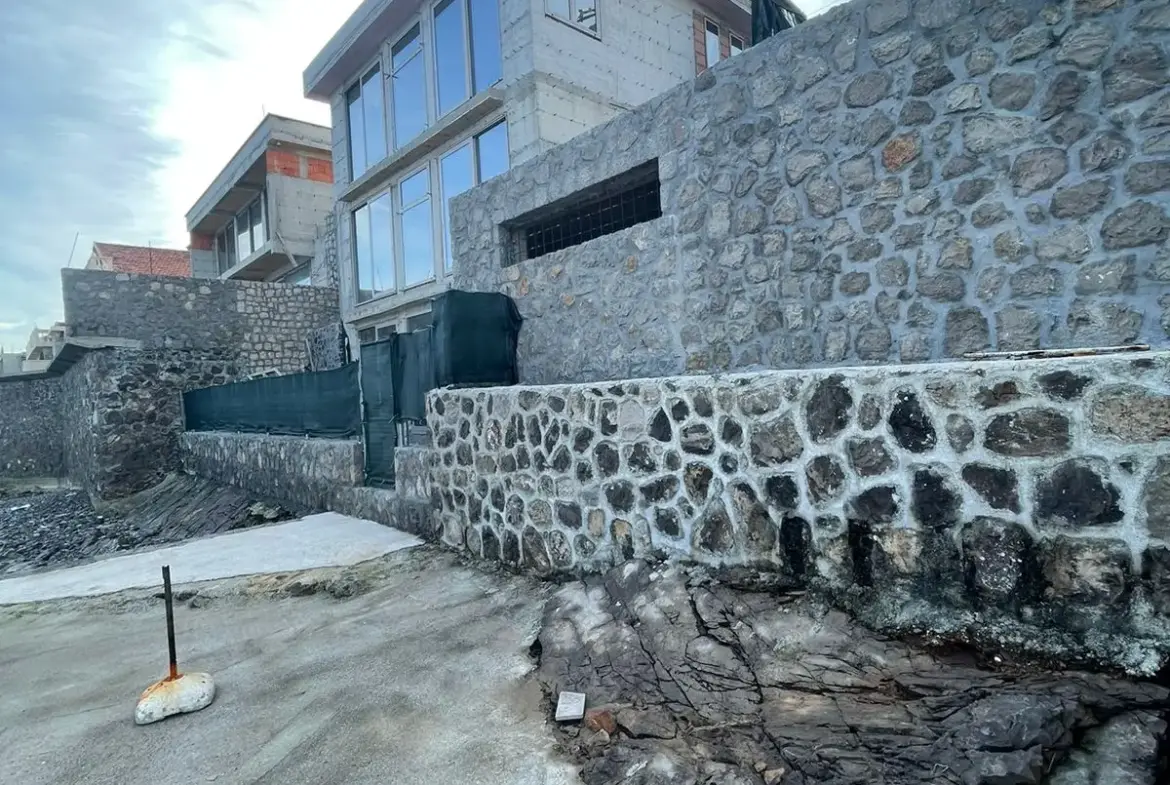 New Family Villa First Line to the sea, Under Construction in Krasici, Lustica Peninsula