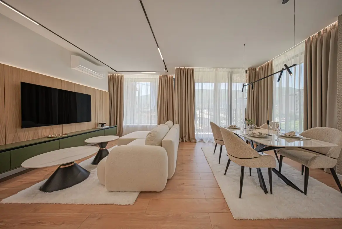 Luxurious two-bedroom apartment in an iconic, innovative building Kosher