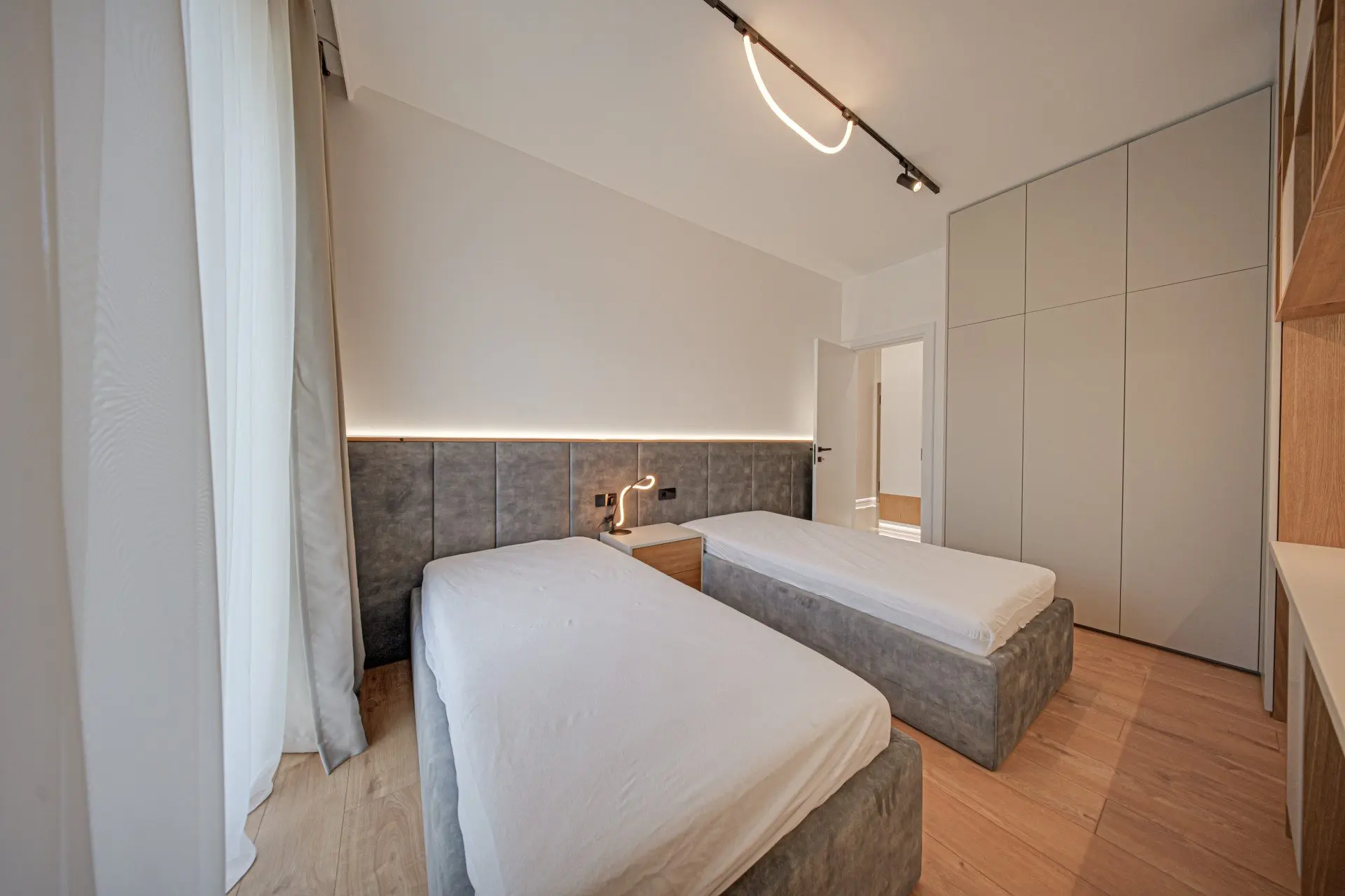 Luxurious and fully furnished two-bedroom apartment in a new gated complex for sale