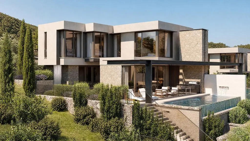 Three-Bedroom Twin Villa with Pool and Boka Bay Views at The Peaks, Luštica Bay