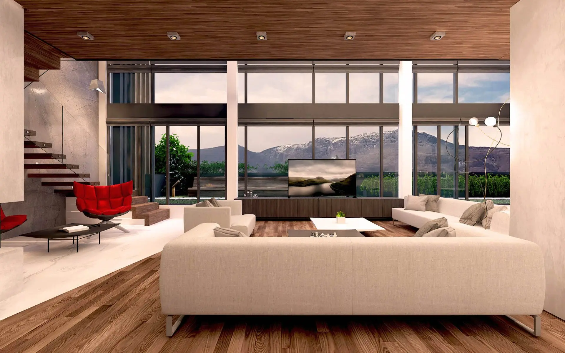 A detached penthouse with a homely feel