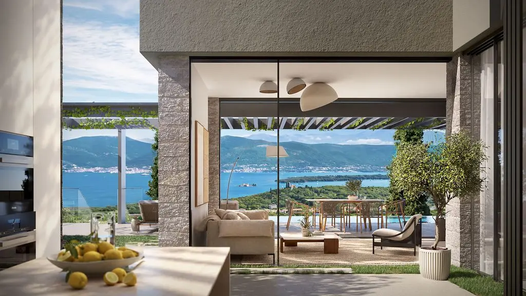 Three-Bedroom Twin Villa with Pool and Boka Bay Views at The Peaks, Luštica Bay