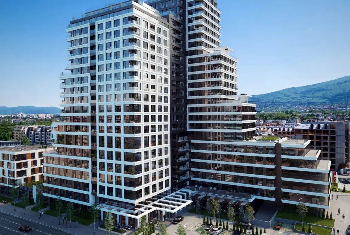 Three-room apartment in a modern new building next to MALL Paradise for sale