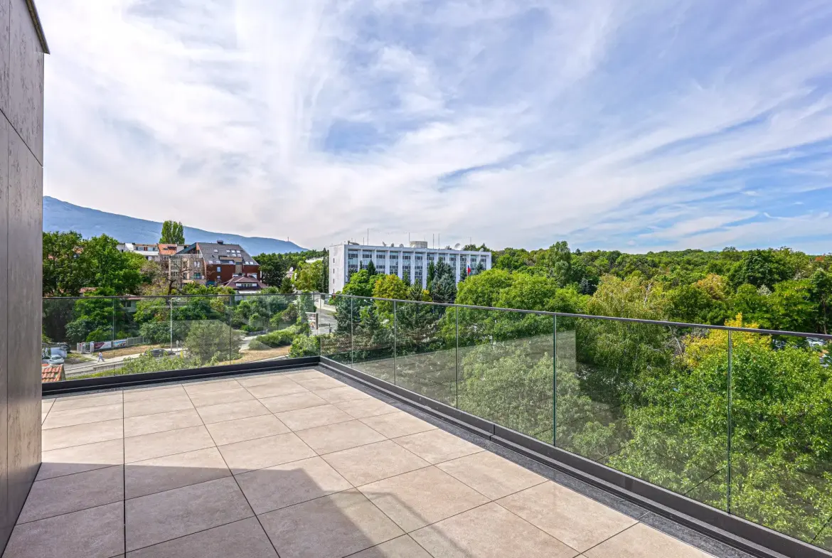 Premium penthouse with unparalleled panorama, space and views in an unparalleled boutique building in Iztok district