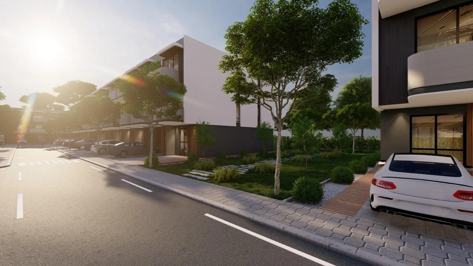 4-Bedroom Townhouse for Sale in La Dimora Residence | B-7 Middle Single Row with Garden & Community Views