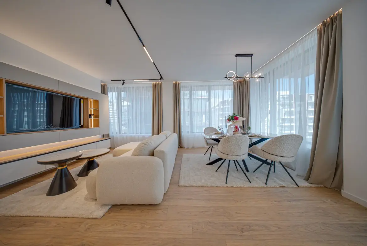 Luxurious two-bedroom apartment in an iconic, innovative building Kosher