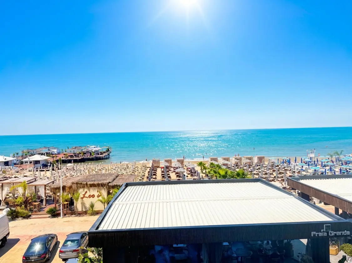 firefly-gemini-flash-enhance-brightness-clear-and-sunny-sky-1 Beachfront Two-Bedroom Apartment for Sale in Durrës