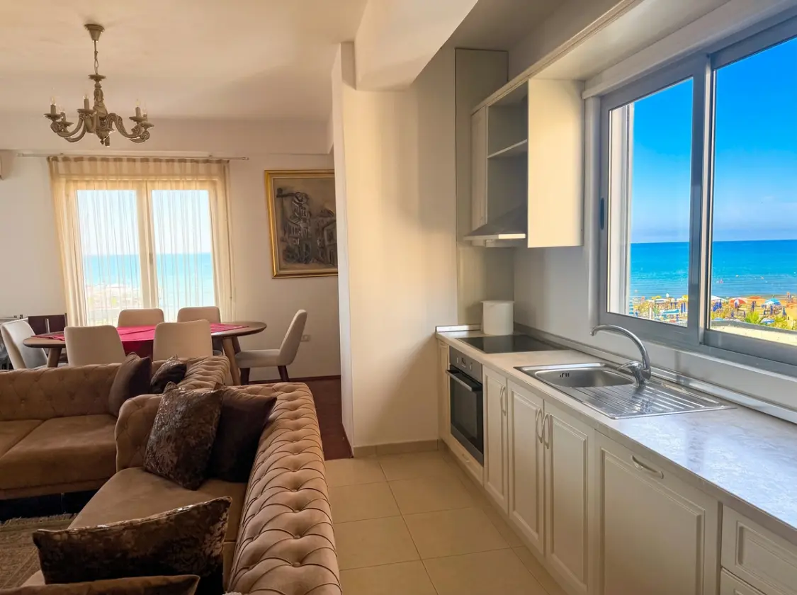 firefly-gemini-flash-enhance-brightness-clear-and-sunny-sky-2 Beachfront Two-Bedroom Apartment for Sale in Durrës