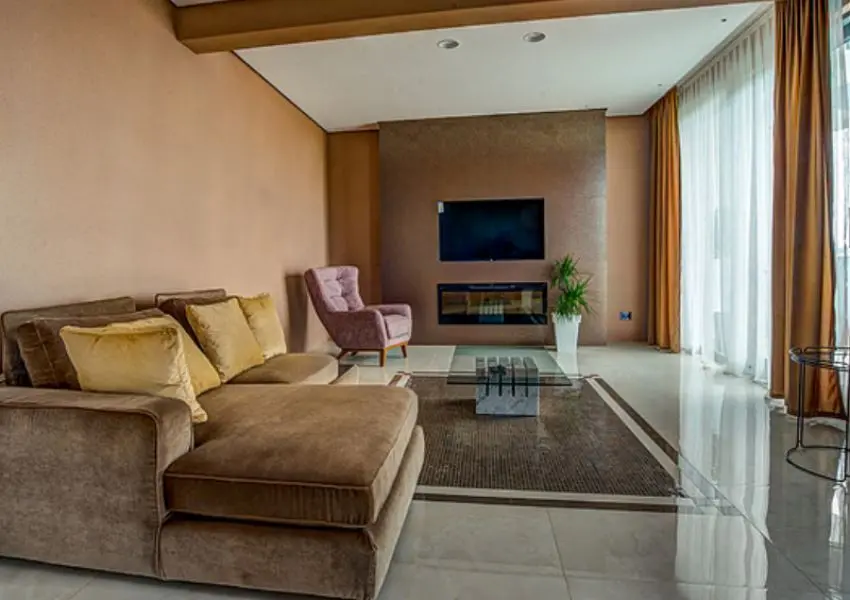 Modern villa with panoramic views of Budva riviera