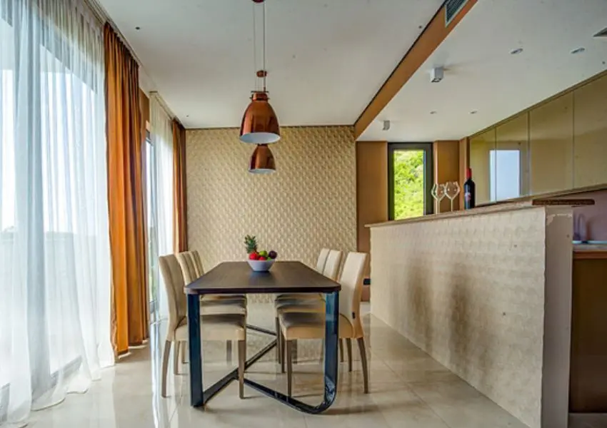 Modern villa with panoramic views of Budva riviera