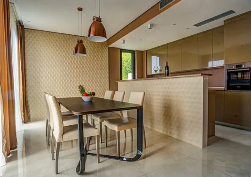 Modern villa with panoramic views of Budva riviera