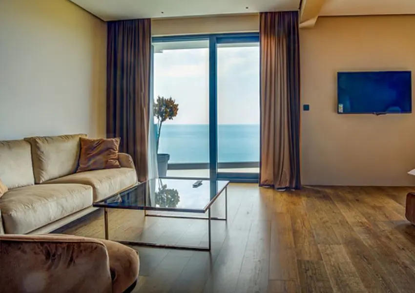 Modern villa with panoramic views of Budva riviera
